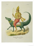 Varuna God of The Oceans Lámina giclée por Louis Thomas Bardel Varuna God of The Oceans Lámina giclée por Louis Thomas Bardel