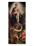 Madonna and Child with St. John and St. Jerome, 1526-27 reproduction procédé giclée par Parmigianino 