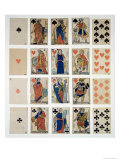 Jeu Des Philosophes, Card Game, 1793 Giclee Print Jeu Des Philosophes, Card Game, 1793 Giclee Print
