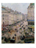 Rue De L'Epicerie, Rouen, on a Sunny Afternoon, 1893 reproduction procédé giclée par Camille Pissarro