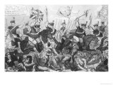 Massacre at St. Peter's, or 'Britons Strike Home'!!!, Published by Thomas Tegg, 1819 Lámina giclée por George Cruikshank Massacre at St. Peter's, or 'Britons Strike Home'!!!, Published by Thomas Tegg, 1819 Lámina giclée por George Cruikshank
