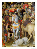 The Adoration of the Magi, Detail of Riders, Horses and Dog, 1423 Giclee Print by Gentile Da Fabriano 