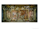 The Triumphal Elephant, an Allegorical Tribute to Francis I Giclée-Druck von Rosso Fiorentino (Battista di Jacopo) 