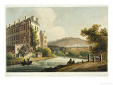 South Parade, from "Bath Illustrated by a Series of Views" Giclee Print by John Claude Nattes