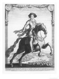 Gustavus Adolphus II, King of Sweden, on Horseback, 1632 Giclee Print by Jacob Van Der Heyden