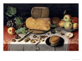 Breakfast Still Life, 1613 Giclee Print by Floris Claesz. Van Dyck