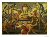Temptation of the Owl Giclée-Druck von Pier Leone Ghezzi
