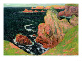 Belle Ile reproduction procédé giclée par Henry Moret