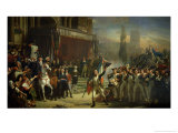 The Enrolment of Volunteers, 22nd July 1792, circa 1850-53 Giclee Print by Auguste Jean-baptiste Vinchon