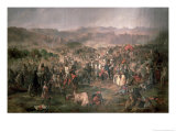 Battle of Las Navas De Tolosa in Which the Kings of Castile Defeat the Almohads in 1212 Giclee Print by Francisco De Paula Van Halen