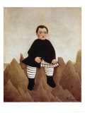 Boy on the Rocks, 1895 reproduction procédé giclée par Henri Rousseau