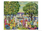 Gloucester Harbour Giclee Print by Maurice Brazil Prendergast