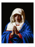 The Virgin in Prayer, 1640-50 reproduction procédé giclée par Giovanni Battista Salvi da Sassoferrato 