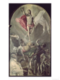 The Resurrection, Detail from the Altarpiece, 1577-79 Giclee Print by El Greco 