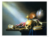 Still Life: an Allegory of the Vanities of Human Life, circa 1640 Giclee Print by Harmen van Steenwyck