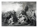 The Death of General Wolfe 1759 reproduction procédé giclée par Benjamin West