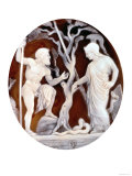 Cameo of Poseidon and Athena Competing for Dominion over Attica, 1st Century BC Giclee Print