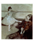 The Dance Lesson, circa 1879 reproduction procédé giclée par Edgar Degas