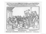 A Question to a Mintmaker, circa 1500 reproduction procédé giclée par Joerg The Elder Breu