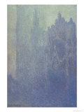 Rouen Cathedral, Foggy Weather, 1894 Lámina giclée por Claude Monet