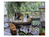 La Grenouillere, 1869 reproduction procédé giclée par Pierre-Auguste Renoir