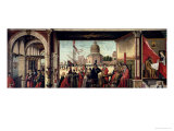 The Arrival of the English Ambassadors, from the St. Ursula Cycle, 1498 Giclee Print by Vittore Carpaccio