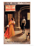 Poster "The Man in the Iron Mask" at the Adelphi Theatre, London Giclee Print by Albert Morrow