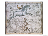 Monoceros, from "A Celestial Atlas," Published in 1822 reproduction procédé giclée par A. Jamieson