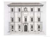 Palazzo Del Collegio De Propaganda Fide, from "Palazzi Di Roma," Part II, Published 1670s Giclee Print by Pietro Or Falda Ferrerio