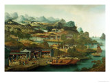 Tea Trade in China Giclee Print by George Chinnery