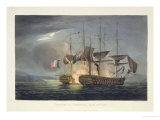 The Capture of L'Hercule, 20th April 1797 reproduction procédé giclée par Thomas Whitcombe
