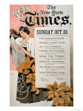Read the New York Times Giclee Print Read the New York Times Giclee Print