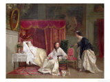 Welcoming the Visitor, 1867 Giclee Print by Charles Desire Hue Welcoming the Visitor, 1867 Giclee Print by Charles Desire Hue