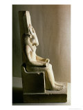 Statue of the God Montu with the Head of a Bull, from Medamud Giclee Print by Ptolemaic Period Egyptian