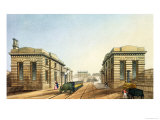 Edge Hill Station, End of the Tunnel, from "Liverpool and Manchester Railway" Giclee Print by S. Kelper