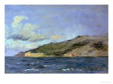 Entrance to the Straits of Gibraltar, 1848 Giclee Print by Gustave Courbet