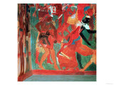 Battle Scene Depicted in Room 2 of the Painted Temple at Bonampak, Mayan Giclee Print