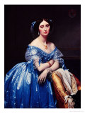 Portrait of the Princesse De Broglie, 1853 Giclee-trykk av Jean-Auguste-Dominique Ingres Portrait of the Princesse De Broglie, 1853 Giclee-trykk av Jean-Auguste-Dominique Ingres