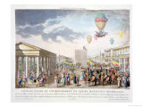 Sacred Festival and Coronation of Their Imperial Majesties, View of the Place De La Concorde, Paris Giclee Print by Louis Le Coeur Sacred Festival and Coronation of Their Imperial Majesties, View of the Place De La Concorde, Paris Giclee Print by Louis Le Coeur