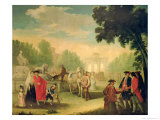 The Puerta De Alcala and the Fountain of Cibeles in Madrid Giclee Print by Gines Andres Aguirre