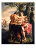 The Education of Achilles by Chiron, 1746 reproduction procédé giclée par Pompeo Batoni