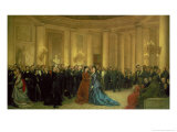 The Odeon Theatre, Paris, 1869 Giclee Print by Jean Raymond Hippolyte Lazerges