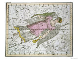 Virgo, from "A Celestial Atlas," Published in 1822 reproduction procédé giclée par A. Jamieson