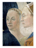 The Legend of the True Cross, the Verification of the True Cross, Detail of Attendants reproduction procédé giclée par Piero della Francesca 