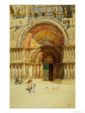 The Entrance to St. Mark's, Venice Giclee-trykk av Reginald Barratt