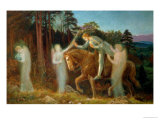 Sir Galahad, circa 1894 reproduction procédé giclée par Arthur Hughes