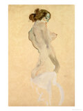 Standing Female Nude, 1912 Giclée-Druck von Egon Schiele