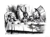 The Mad Hatter's Tea Party Giclee Print by John Tenniel