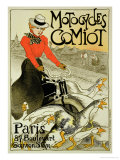 Reproduction of a Poster Advertising Comiot Motorcycles, 1899 Reproduction procédé giclée par Théophile Alexandre Steinlen