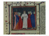 A Couple Being Married by a Cleric Reproduction procédé giclée par Henricus Von Assia